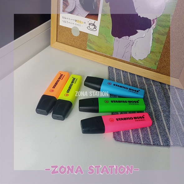 

[ZS] 1 PCS / Stabilo Boss Highlighter Alat Tulis Stationary