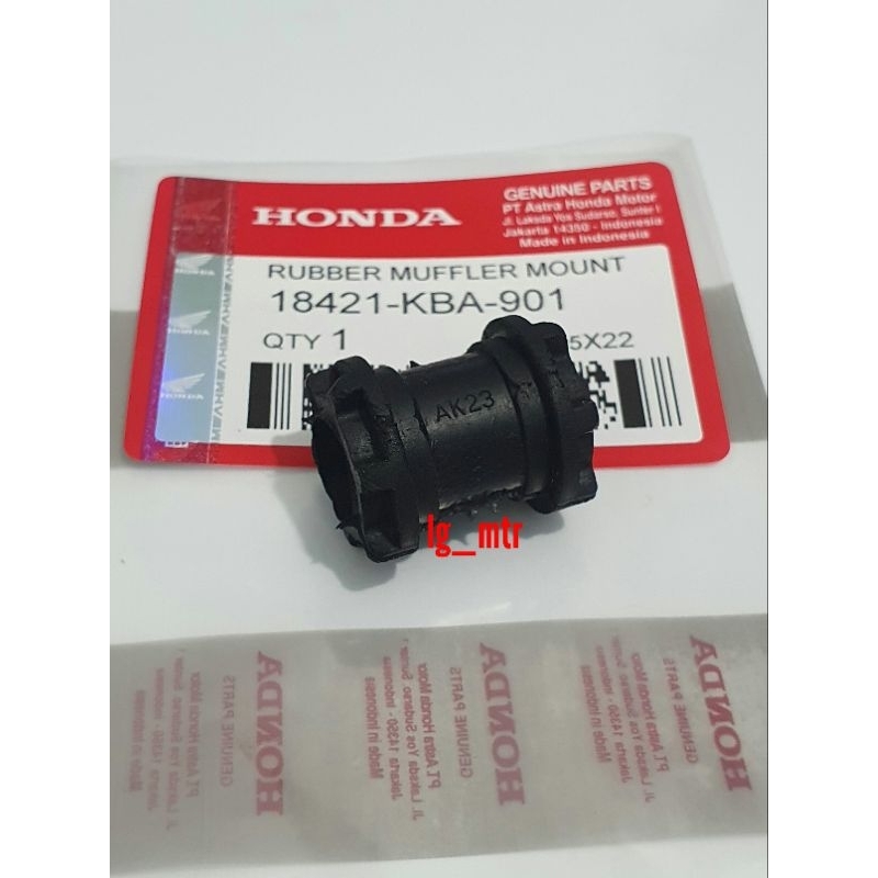 KARET DUDUKAN KNALPOT RUBBER MUFFLER KARISMA KIRANA SUPRA X 125 KARBU FI REVO FI 100 110 ABSOLUTE BL