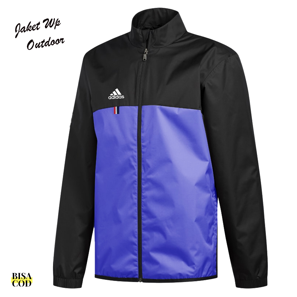 ADIDAS Jaket pria jaket bomber Outdoor parasut waterproof