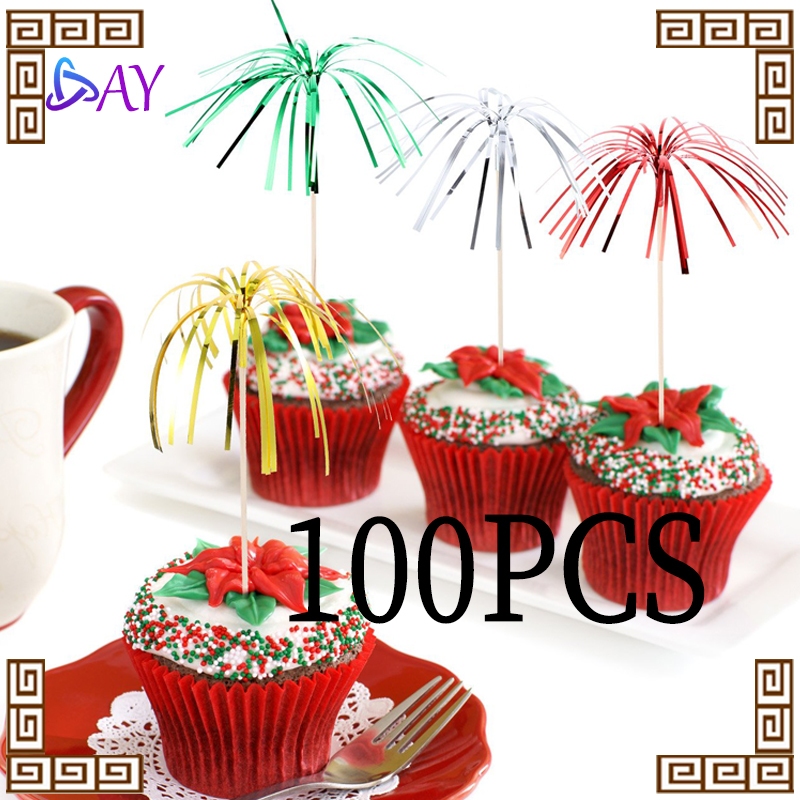 Tusuk Buah Cocktail/Tusuk Buah Bambu/Isi 100 Pcs/Tusuk Makanan/Tusuk Buah/Skewer Cocktail/Tusuk Pita