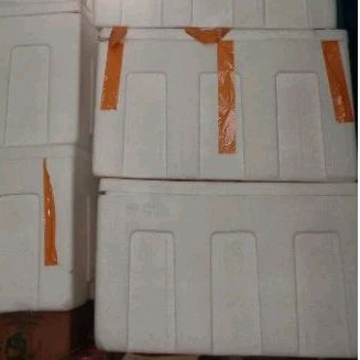 Sterofoam Box,(Bekas Berkualitas)Ukuran 60Kg : 70*50