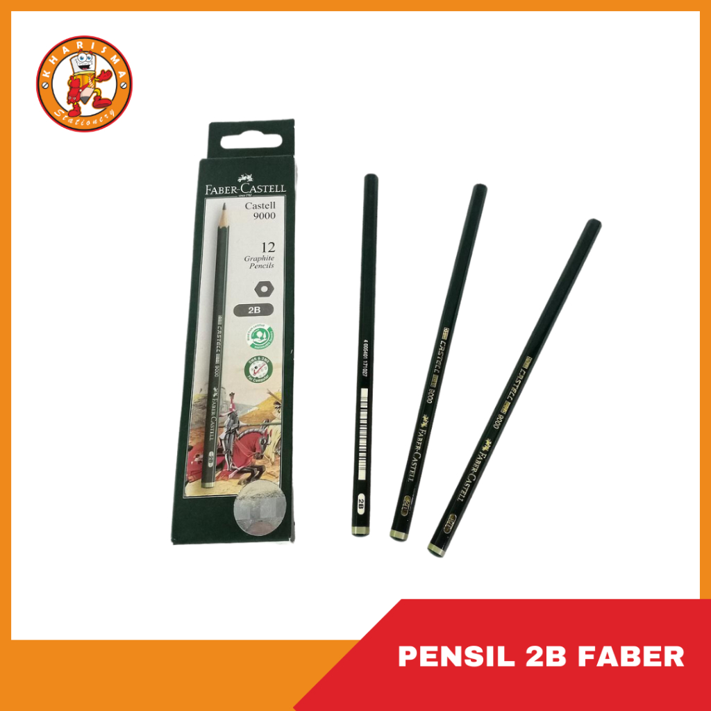 

PENCIL / PENSIL FABER CASTELL - 9000 2B (1 PACK) [5012662]