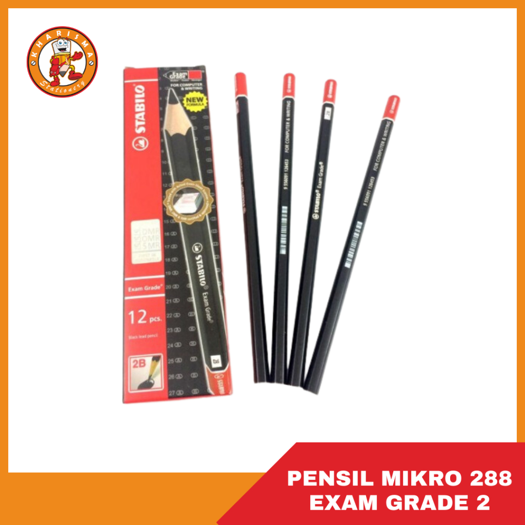 

Pensil Micro 288 Exam Grade 2B Stabilo [5012747]