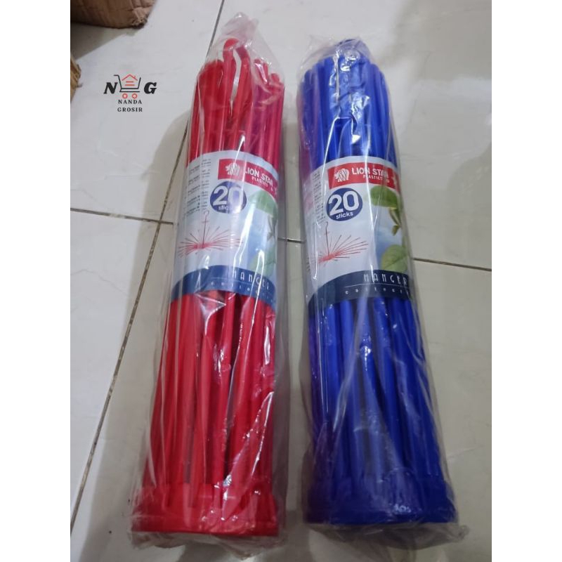 Folding Hanger 20 Stick Lion Star | Gantungan baju plastik Lion Star