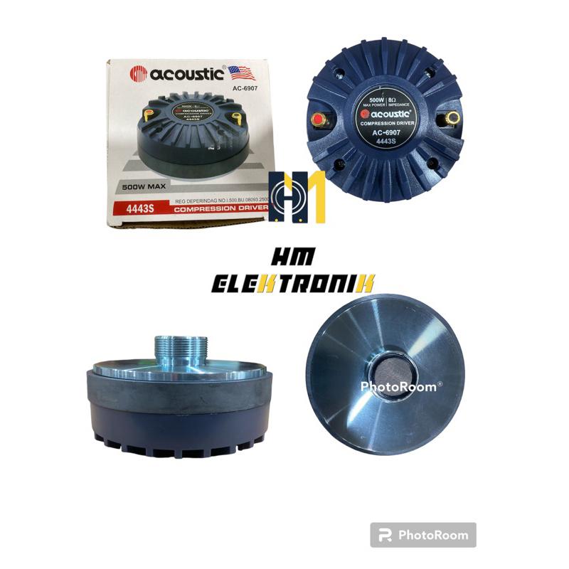 Driver Tweeter Acoustic AC 6907 4443 500W Compression Driver