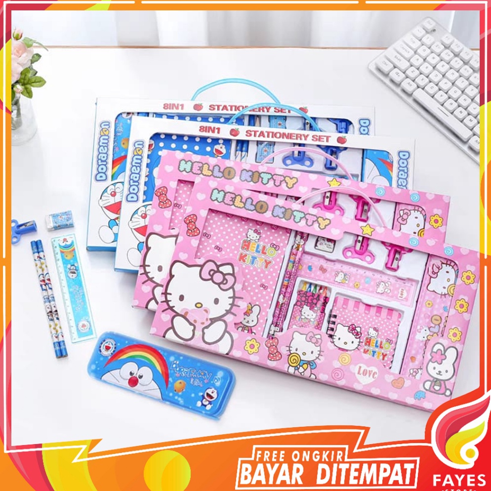 

ART E6L FAYES COD Set Alat Tulis Karakter Alat Tulis Cartoon Lucu Alat Tulis Anak STY7