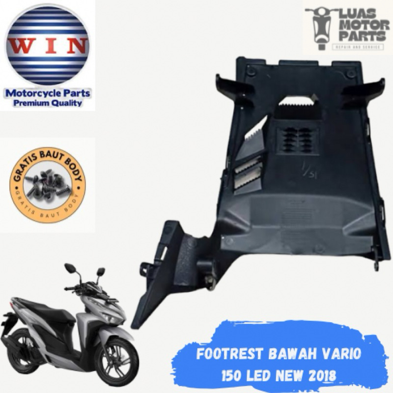 Footrest bawah dek bawah dasbor bawah Vario 150 125 Led New 2018