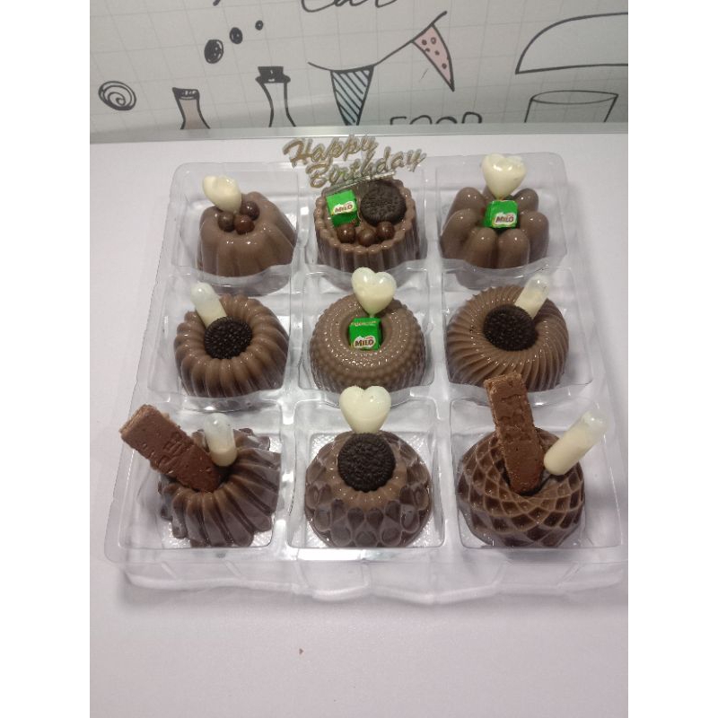 

Puding Mini Coklat (1 box isi 9 pcs)