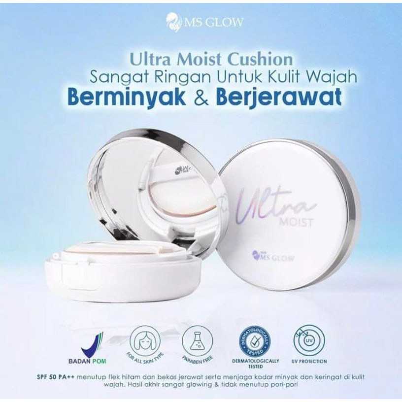Ultra Moist Cushion Bedak MS Glow