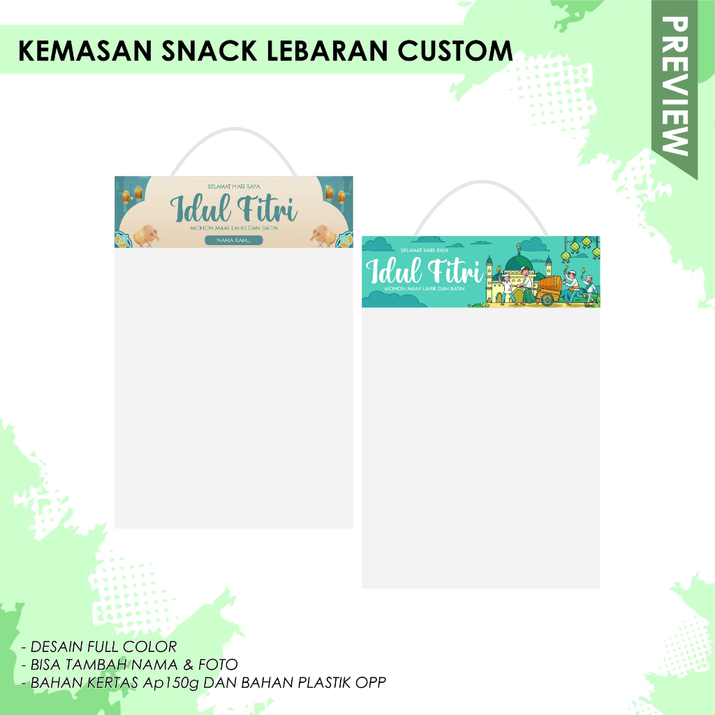 

kemasan / tas snack lebaran (tanpa ada minimal order)