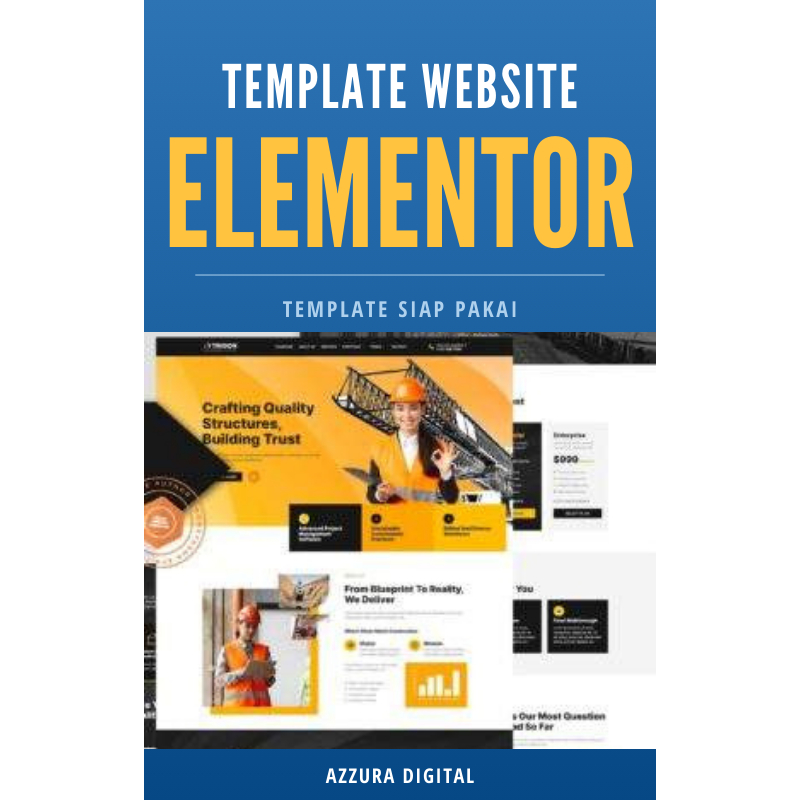 Template Elementor Azzura KIT