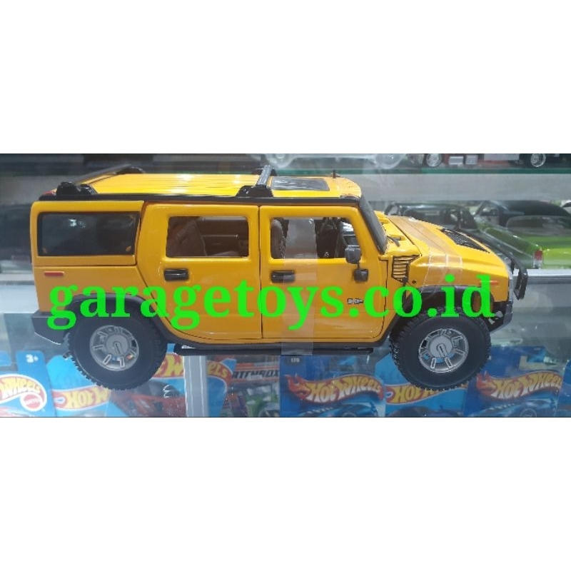 Maisto 1:18 Diecast Hummer H2 SUV