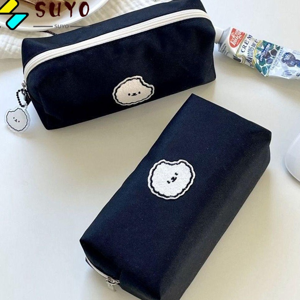 

ART T54O Tas Pensil Kapasitas Besar Kantung Penyimpanan Kanvas Hitamsuningmall