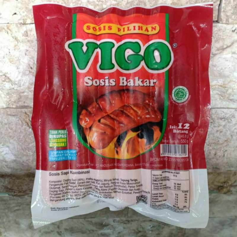 

Vigo Sosis Bakar isi 12 pcs