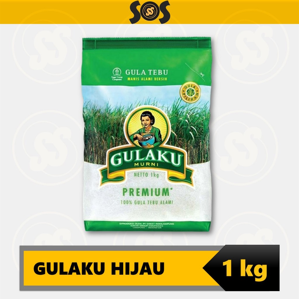 

Gulaku Hijau 1 kg Gula Premium