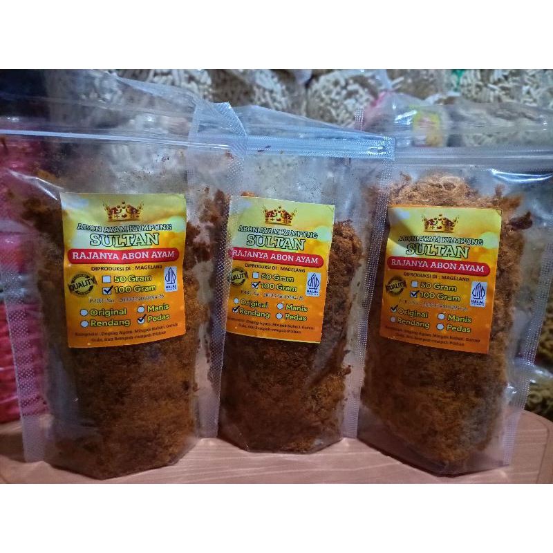 

ABON AYAM SULTAN 100GR