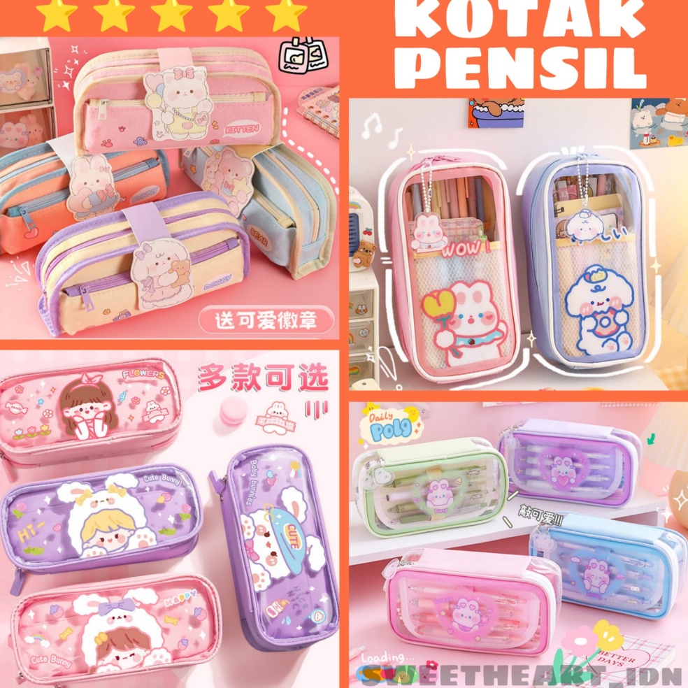 

ART L17K PREMIUM Kotak pensil anak tempat pensil lucu anak sekolah