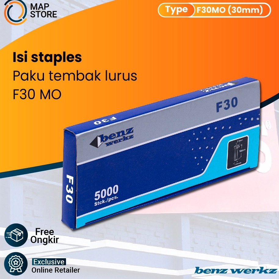 

ART V49R BENZ F3 MO Isi Mesin Staples Paku Tembak Lurus Mata Gun Nailer F 3