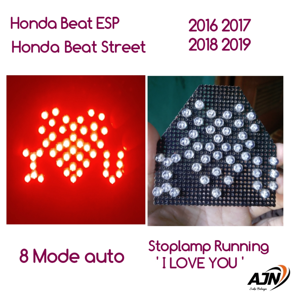LED Stoplamp Running Beat esp / street 2016 - 2019 I Love You