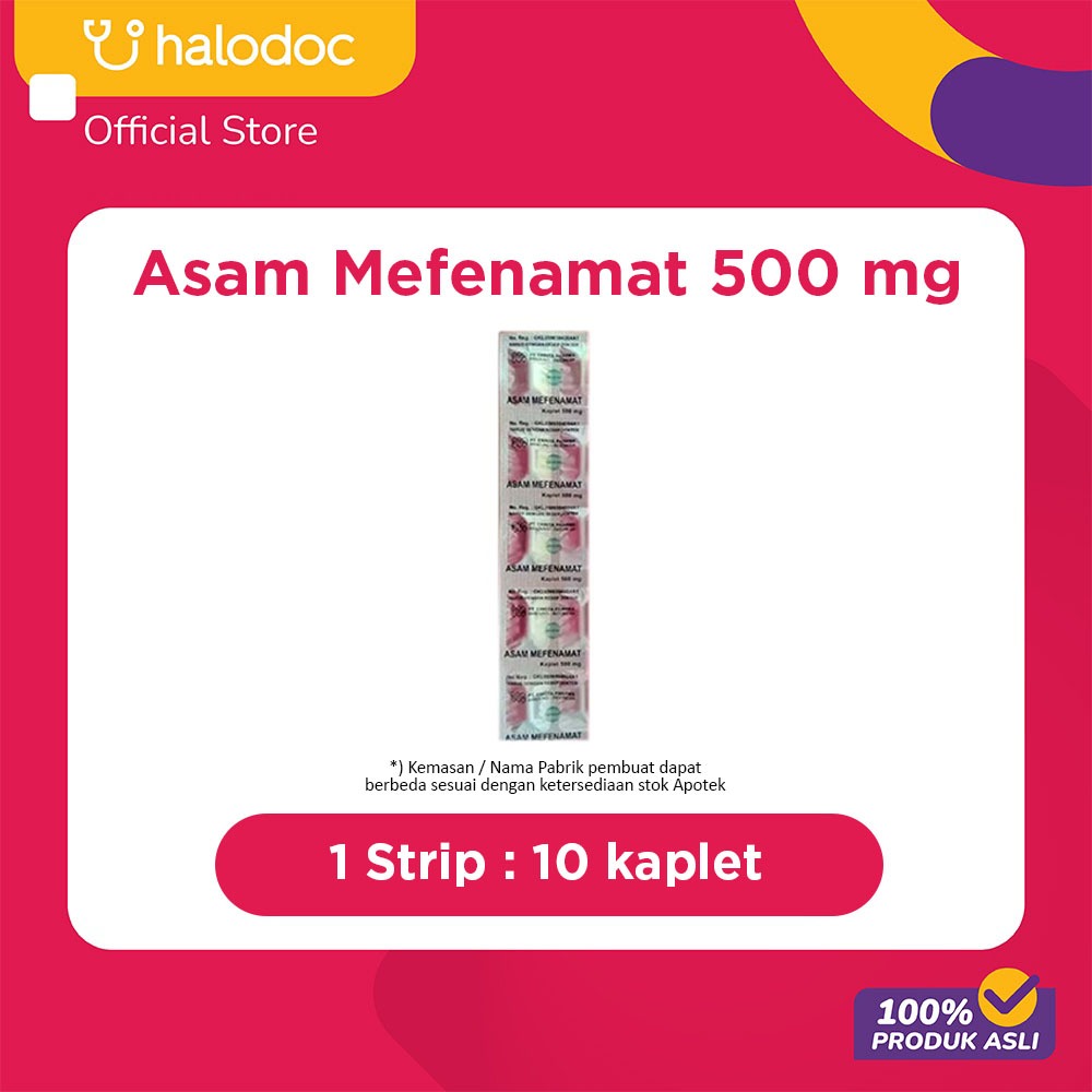 Asam Mefenamat 500 Mg 10 Kaplet