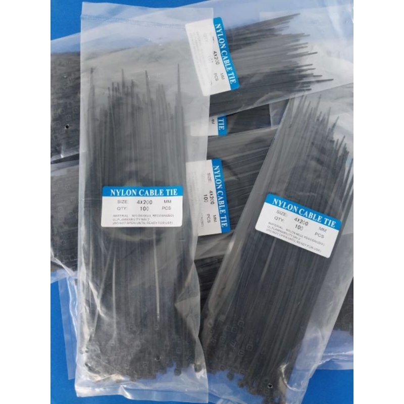 

kable ties panjang 20cm , kabel tis , kable ties hitam