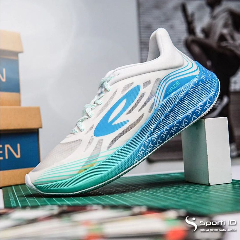 Sepatu Running 910 Nineten Haze Vision SE Jakarta - Putih Biru Original