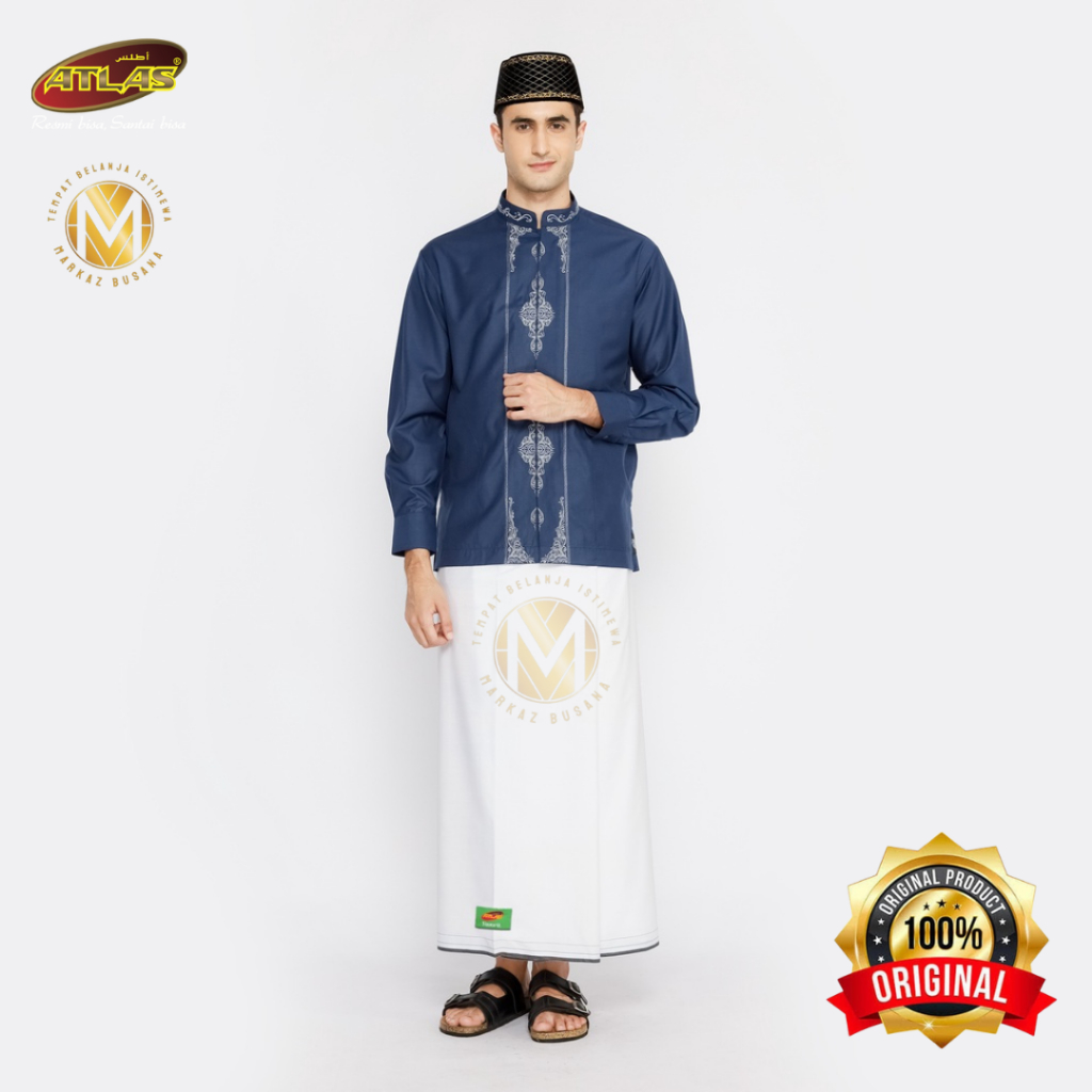 Sarung ATLAS Favorit Putih Polos