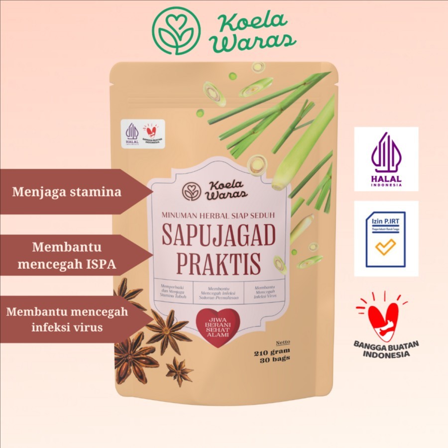 

Koela Waras - Sapujagad Praktis 30 kantung, 210gr