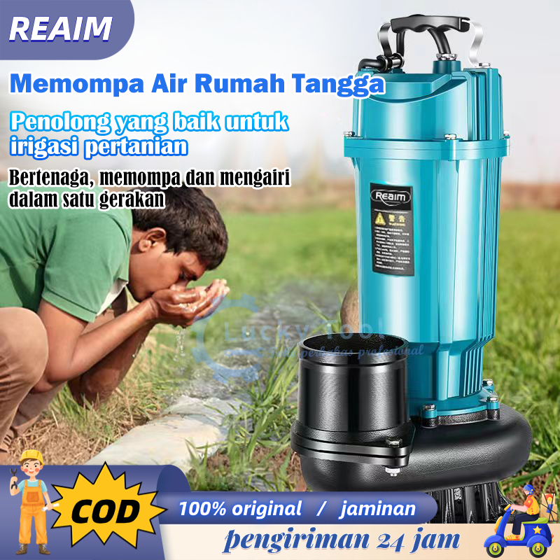 Reaim Pompa Air Modifikasi Pompa Air Irigasi Sawah Pompa Irigasi Tanaman Submersible Kualitas Bagus
