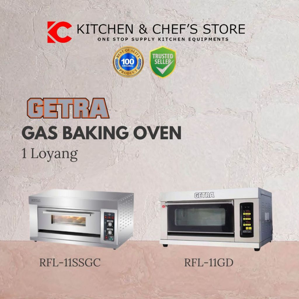 GAS BAKING OVEN GETRA 1 loyang