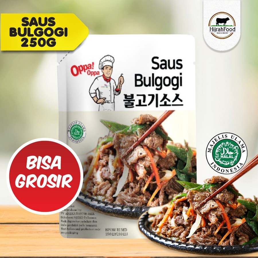 

Oppa! Oppa Saus Bulgogi Korea Premium Sauce 250 gram