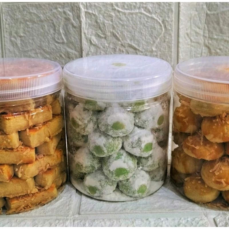 

Paket Kue Khas Lebaran isi 3Toples ukuran @600mill