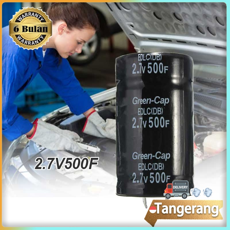 Super Kapasitor Farad 500f / Super Capasitor 500f DC 2.7v Dua Kaki 35*60mm