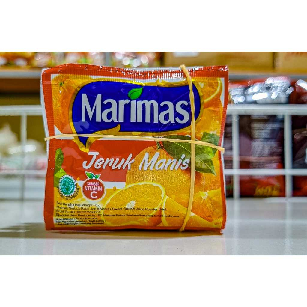 

MARIMAS RASA JERUK MANIS MINUMAN BUBUK INSTANT