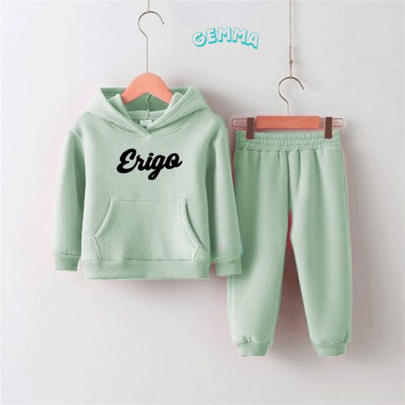 Setelan Hoodie Anak Setelan Jaket Anak Ice ErigoLaki Laki Perempuan/Cewe/Unisex Stelan/set Sweater H