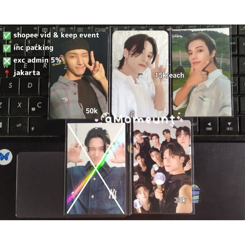 ATEEZ WOOYOUNG PC PHOTOCARD LS GROUP PEACE