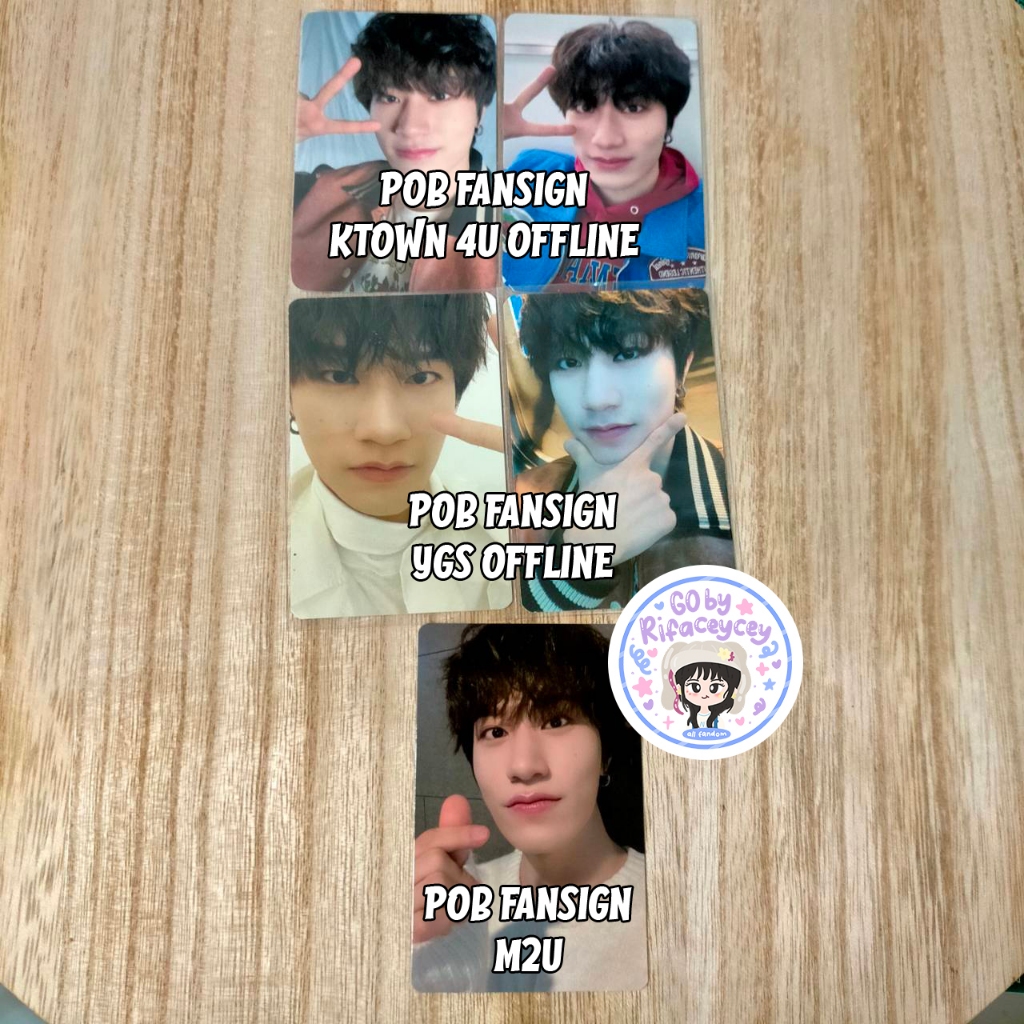 PHOTOCARD YEDAM FANSIGN YG SELECT KTOWN OFFLINE M2U