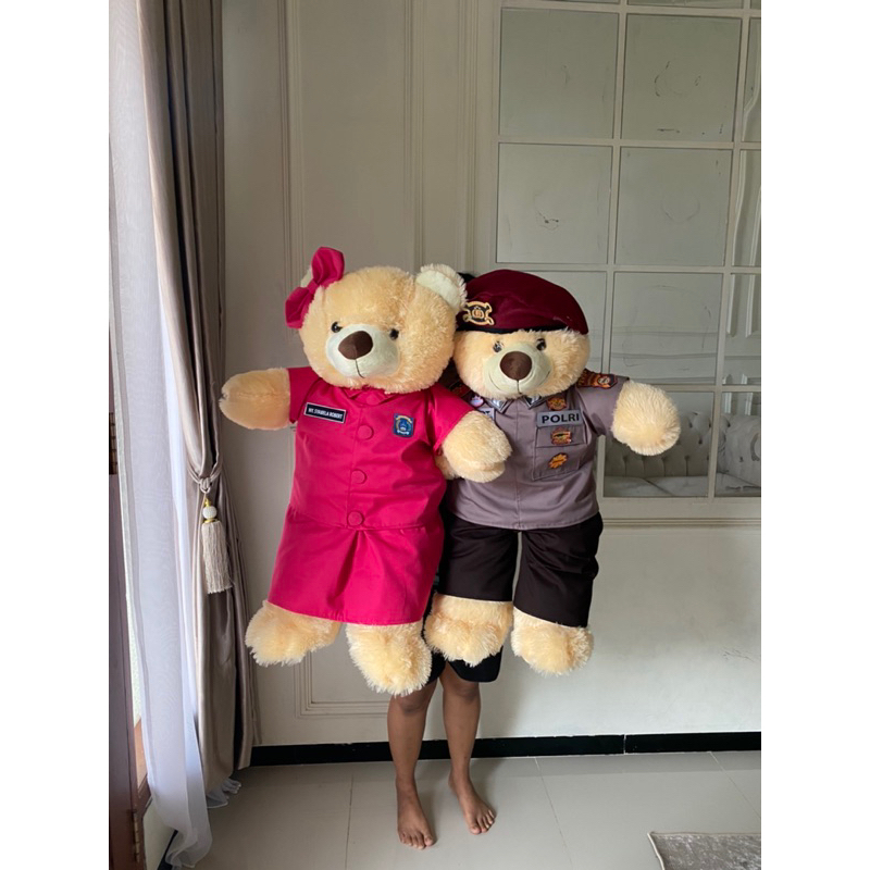 SEPASANG BONEKA POLISI BHAYANGKARI 80Cm