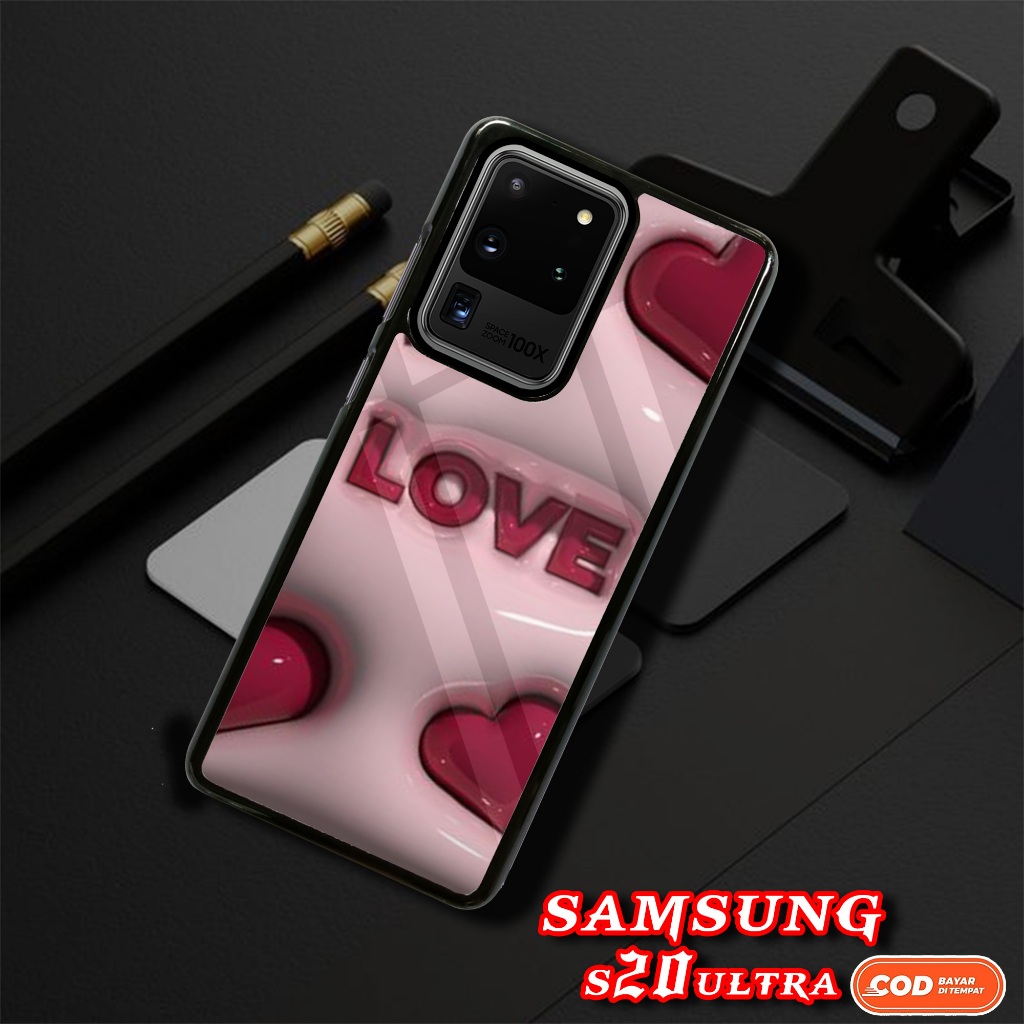 CASE SAMSUNG S20 ULTRA - Casing SAMSUNG S20 ULTRA SEVEN CASE [ LOVE ] Silikon SAMSUNG S20 ULTRA  - C
