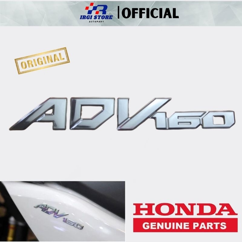 Emblem ADV 160 Original Emblem ADV 160 CHROME crome crom Type 1 -ADV 160 ORIGINAL