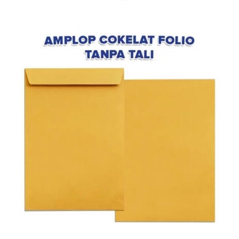

AMPLOP MAP COKLAT POLOS FOLIO