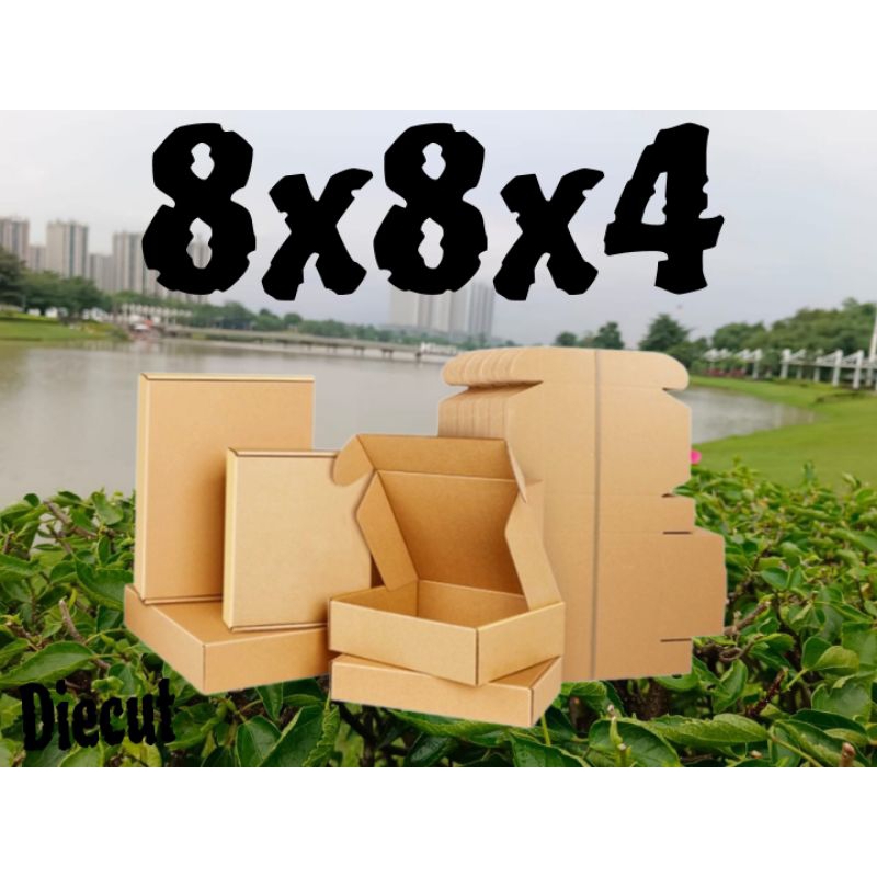 

kardus packing uk 8x8x4 Diecut