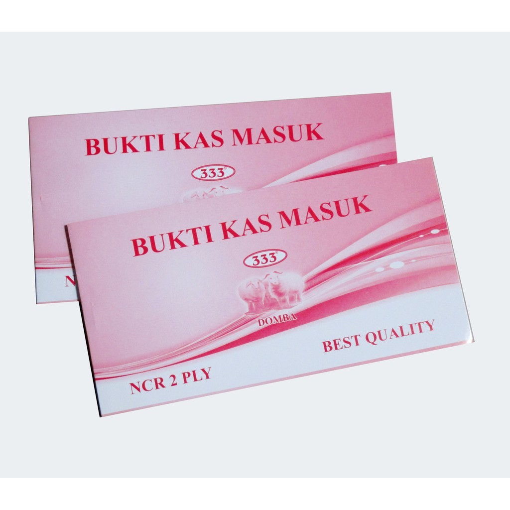 

DOMBA Bukti Kas Masuk NCR 1/3 Folio 2 Ply & 3 Ply [ 1 Pak ]