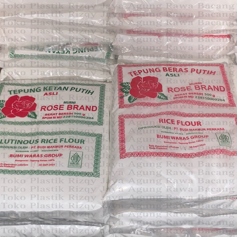 

Tepung Beras dan Ketan Rose Brand 500gr