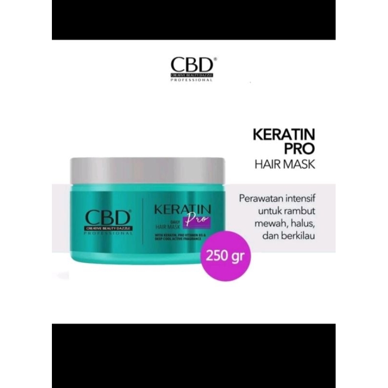 CBD KERATIN PRO HAIR MASK //hair mask CBD