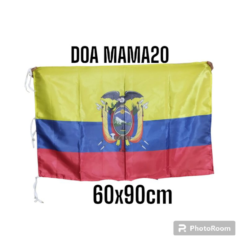 

bendera negara Ecuador bahan satin