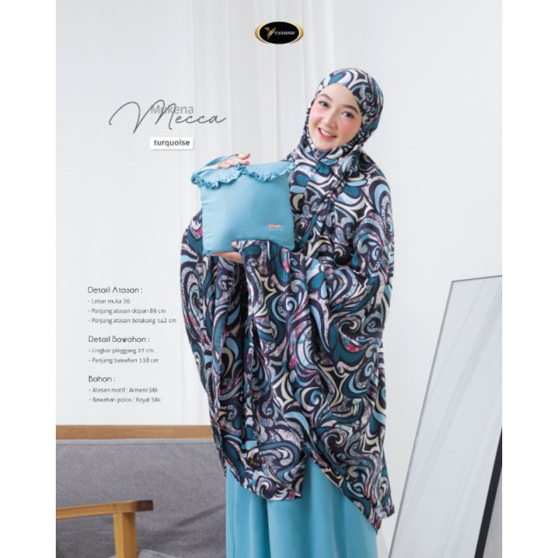 MUKENA MECCA BY YESSANA | Mukena Premium | Mukena Travelling | Mukena Katun | Mukena Jumbo |