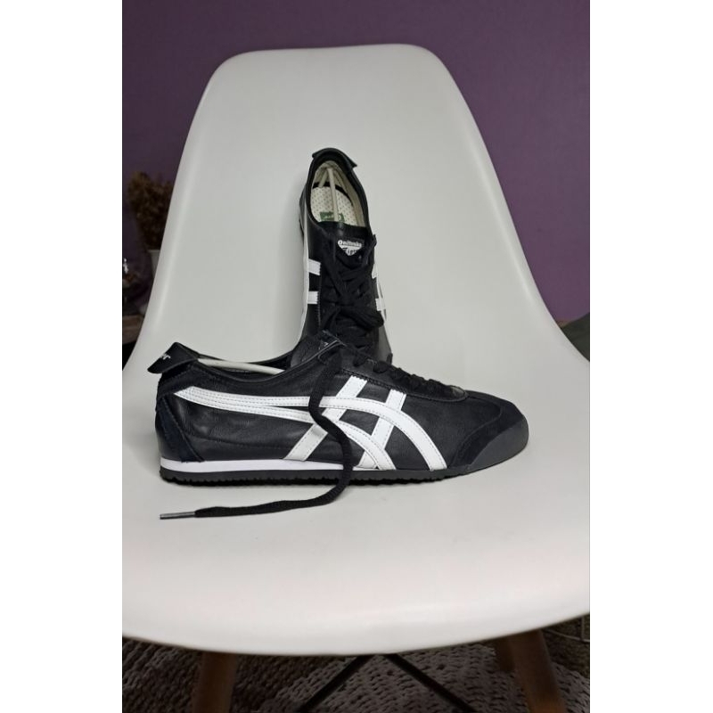 SEPATU ASICS ONITSUKA TIGER MEXICO 66 BLACK WHITE HITAM ORIGINAL MADE IN INDONESIA BNWB
