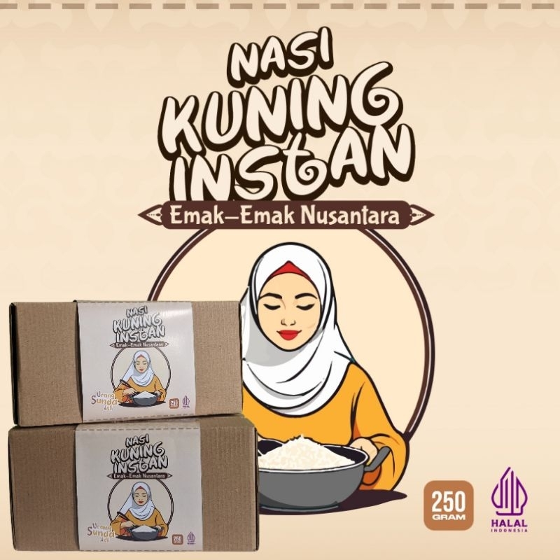 

Nasi Kuning Instan Emak-emak Nusantara