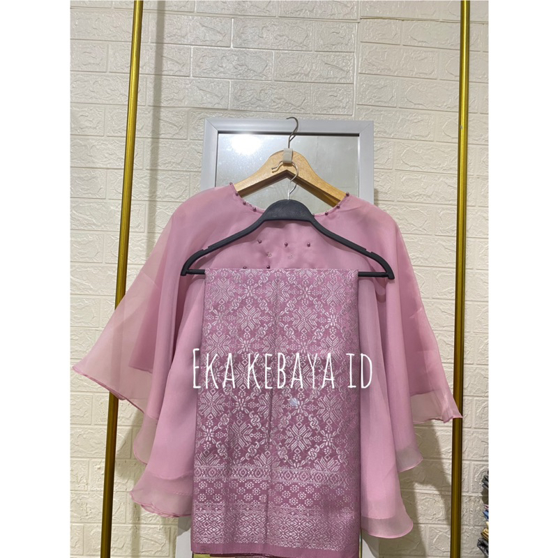 Blouse Pita Organza - Baju Blouse Kondangan modern - Amira Blouse Mutiara - Baju pesta - Setelan Blo